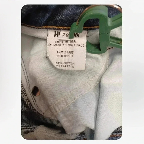 Hudson Jax Boyfriend Skinny Dark Wash Jeans Size 28 - Picture 9 of 14